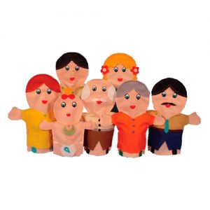 Fantoches Família Branca