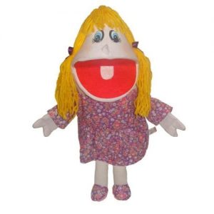 Fantochão Menina Branca - Sapeca Brinquedos