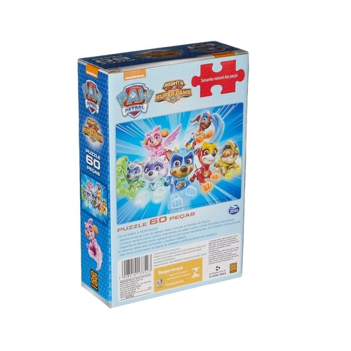 Puzzle 60 peças Patrulha Canina - Grow - Sapeca Brinquedos