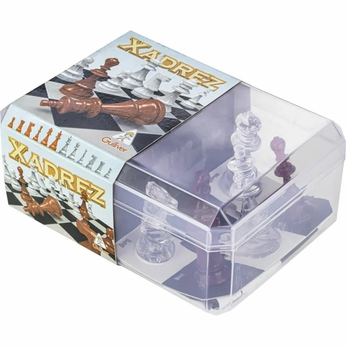 Jogo - Xadrez e Dama - Gulliver - Sapecca Brinquedos