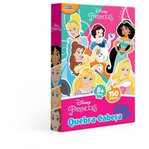 Quebra cabeça 150 peças princesas