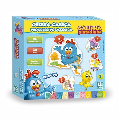 Quebra cabeça Galinha Pintadinha