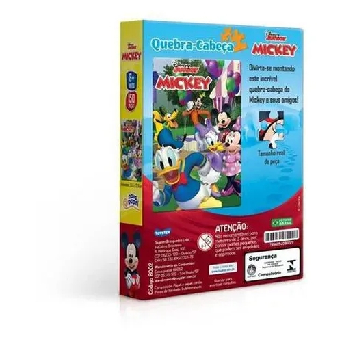 Quebra cabeça Mickey 150 peças
