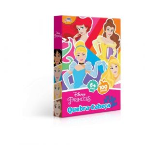 Quebra Cabeça 100 peças Princesas
