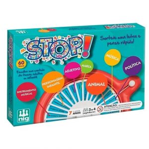 Jogo de Tabuleiro Novo Divertido - Nig Brinquedos - Sapeca Brinquedos