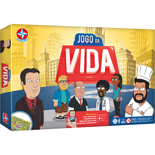 Jogo da Vida - Novo App - Estrela - Sapeca Brinquedos