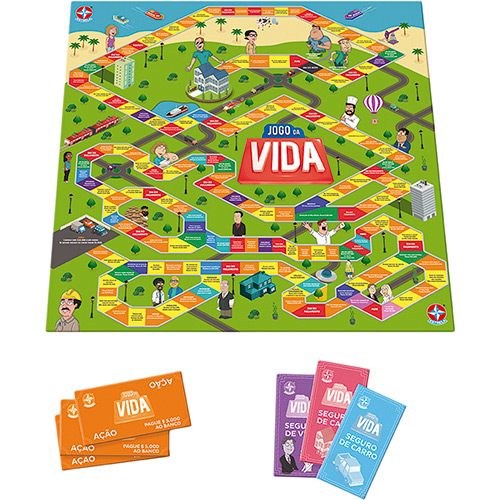 Jogo da Vida - Novo App - Estrela - Sapeca Brinquedos