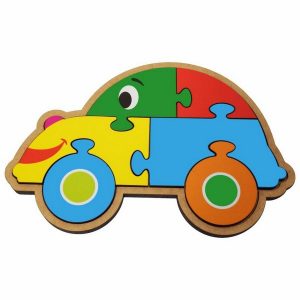 Jogos Quebra Cabeça Carro em Madeira