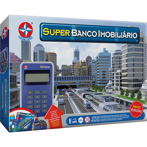 Jogo Super Banco Imobiliário - Estrela - Sapeca Brinquedos