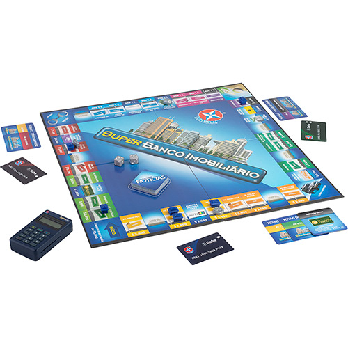 Jogo Super Banco Imobiliário - Estrela - Sapeca Brinquedos