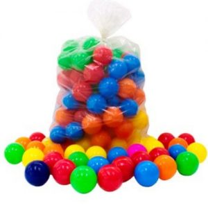 Bolinha para piscina com 100 unidades - Sapeca Brinquedos