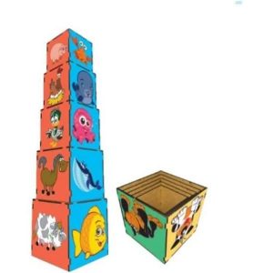 Brinquedos Cubo de Encaixe Animais