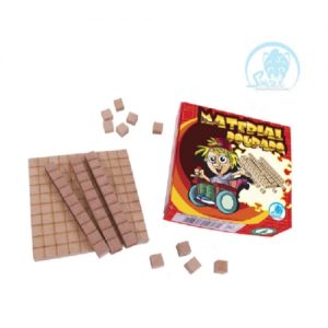 Material dourado com 111 peças
