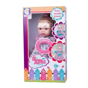 Boneca Sonho Azul 120 Frases Com Cabelo - Cotiplás - Sapeca Brinquedos
