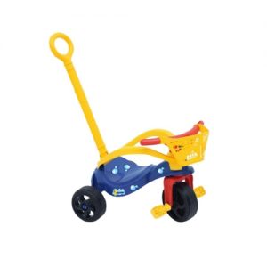Triciclo Peixinho com empurrador - Xalingo - Brinquedos Sapeca