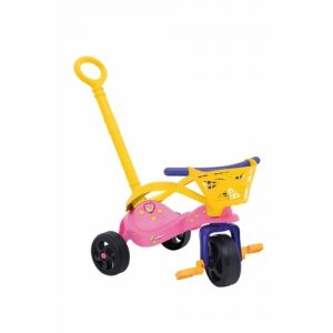 Triciclo Fofinha com empurrador - Xalingo - Sapeca Brinquedos