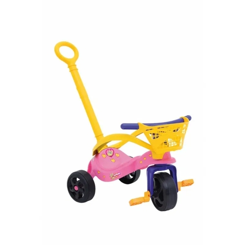 Triciclo Fofinha com empurrador - Xalingo - Sapeca Brinquedos