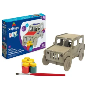 Quebra cabeça 3d Carrinho de Pintura