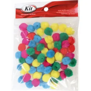 Pompom 15mm 80 unidades