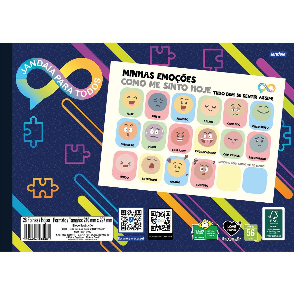 Bloco de Anotações Neuro Emoções Flex