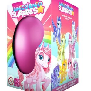 Brinquedo para Montar Ovo Surpresa Unicórnio Brilha