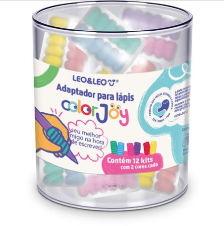 Grip Ergonômico Adaptador de Lápis Eva Color (Unidade)