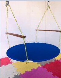PLATAFORMA CIRCULAR EM LYCRA SUSPENSA